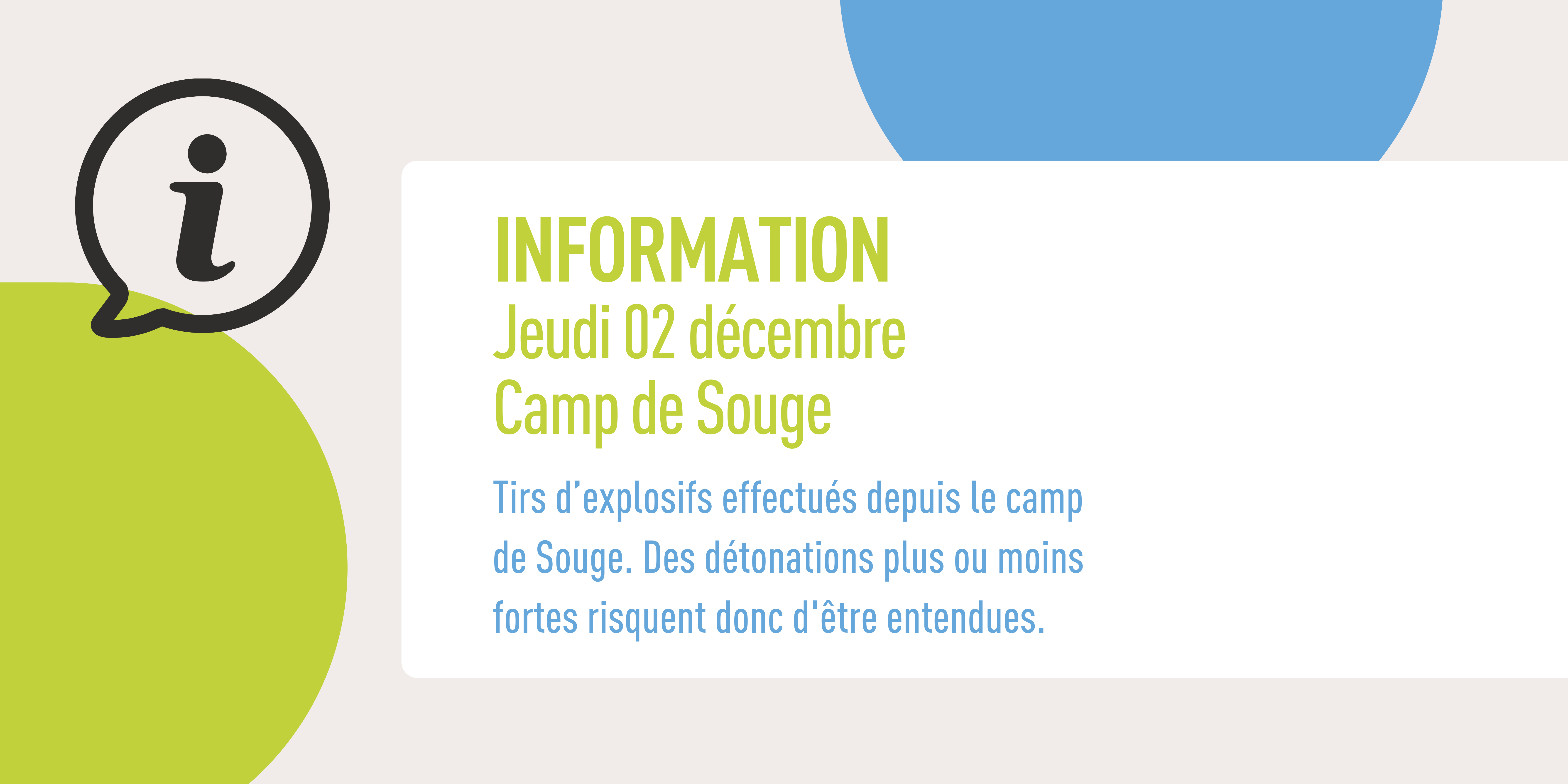 Info : camp de Souge