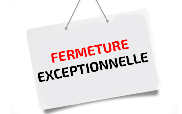 Fermeture exceptionnelle de la mairie