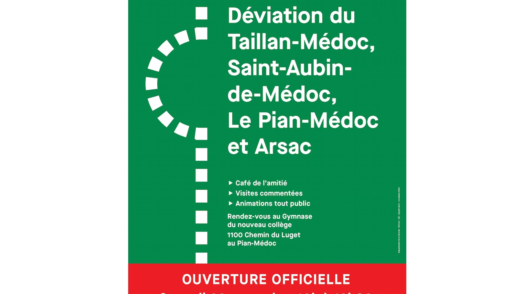 Inauguration et mise en service de la déviation