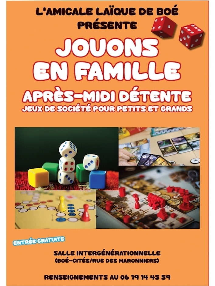 Jouons en famille