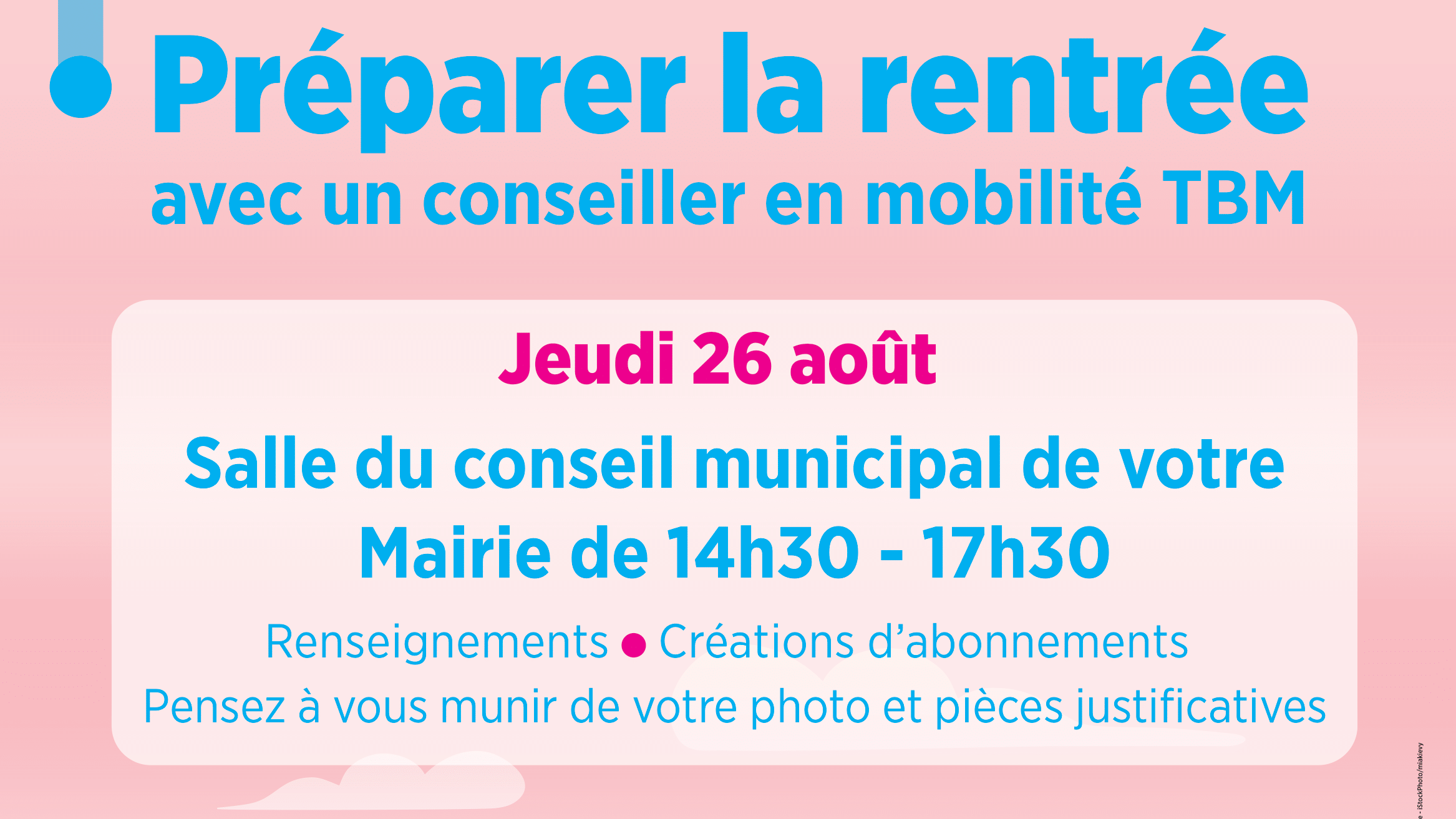 Préparer la rentrée avec un conseiller en mobilité TBM