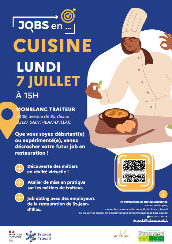 Jobs en cuisine - Places disponibles
