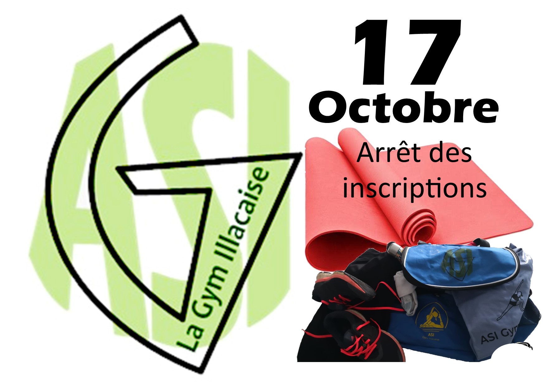 Arrêt des inscriptions ASI Gym Illacaise