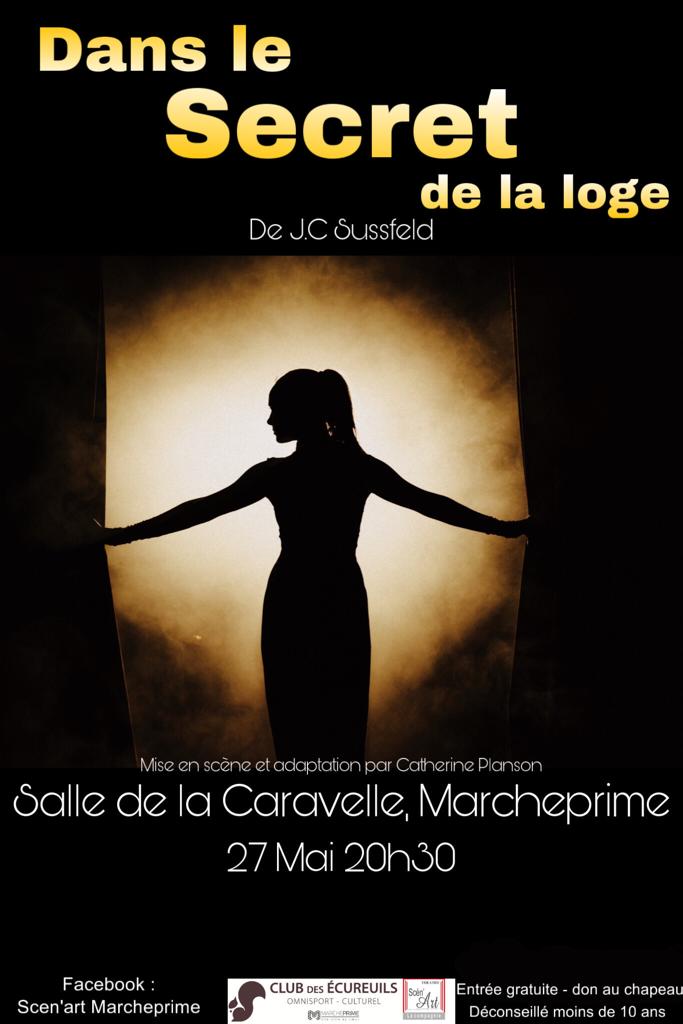 Soirée théâtre samedi 27 mai 2023 salle culturelle La caravelle Marcheprime 
