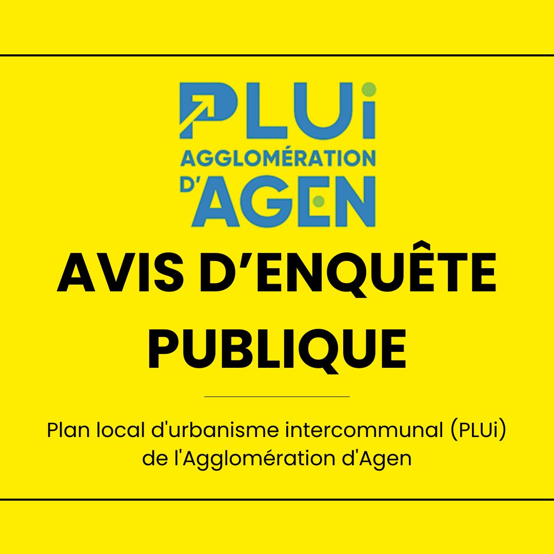 PLUi - Ouverture d'une enquête publique
