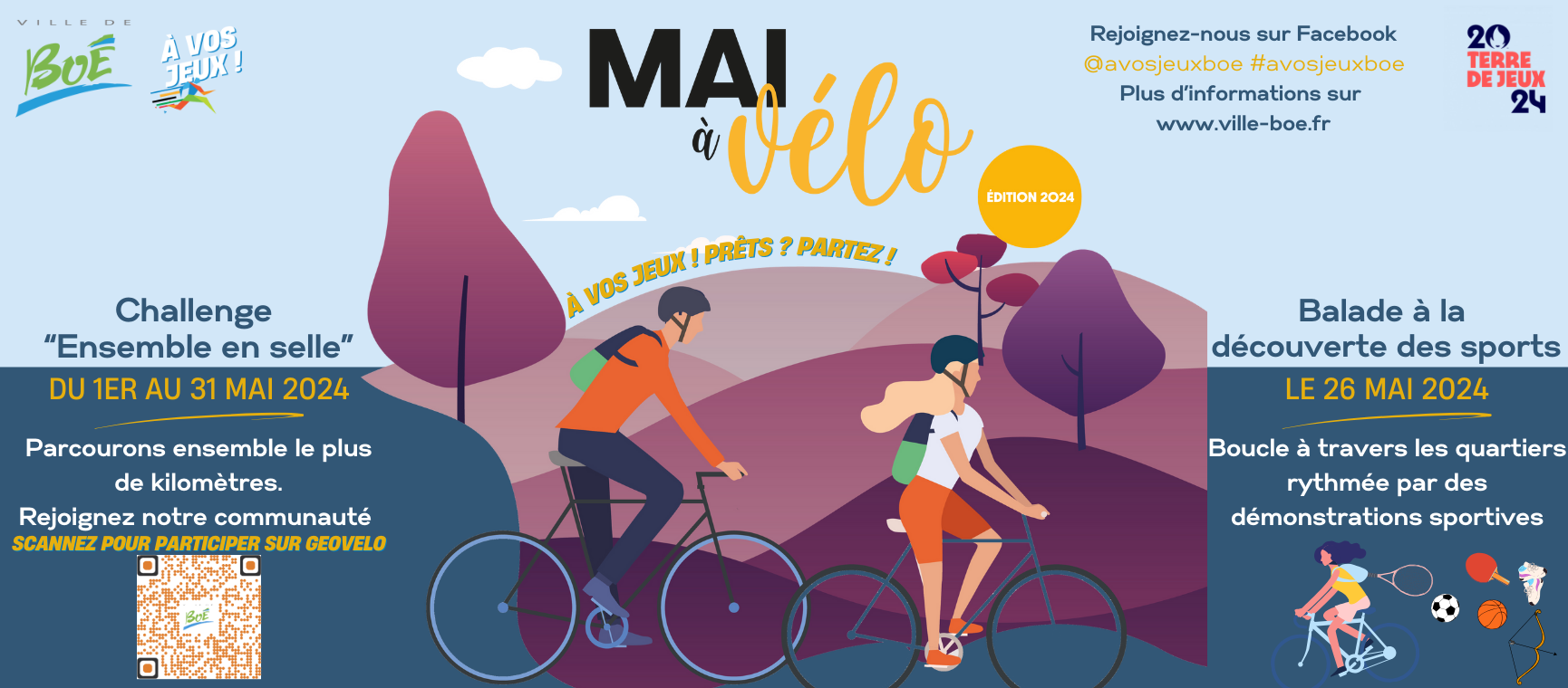 Mai à vélo