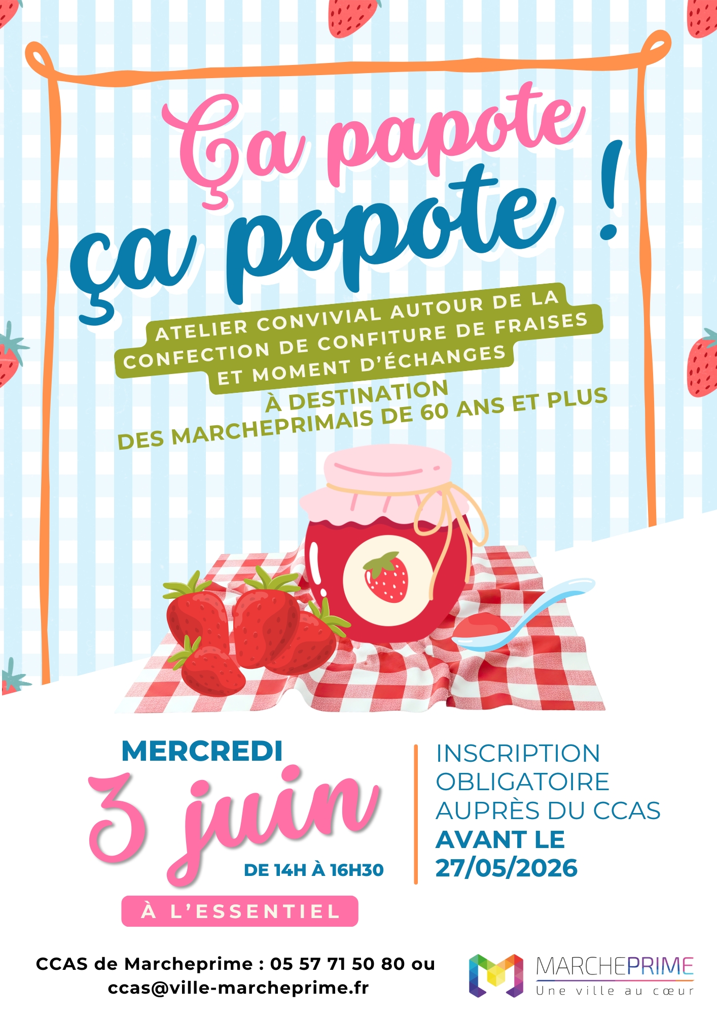 Atelier « ça popote, ça papote ! »