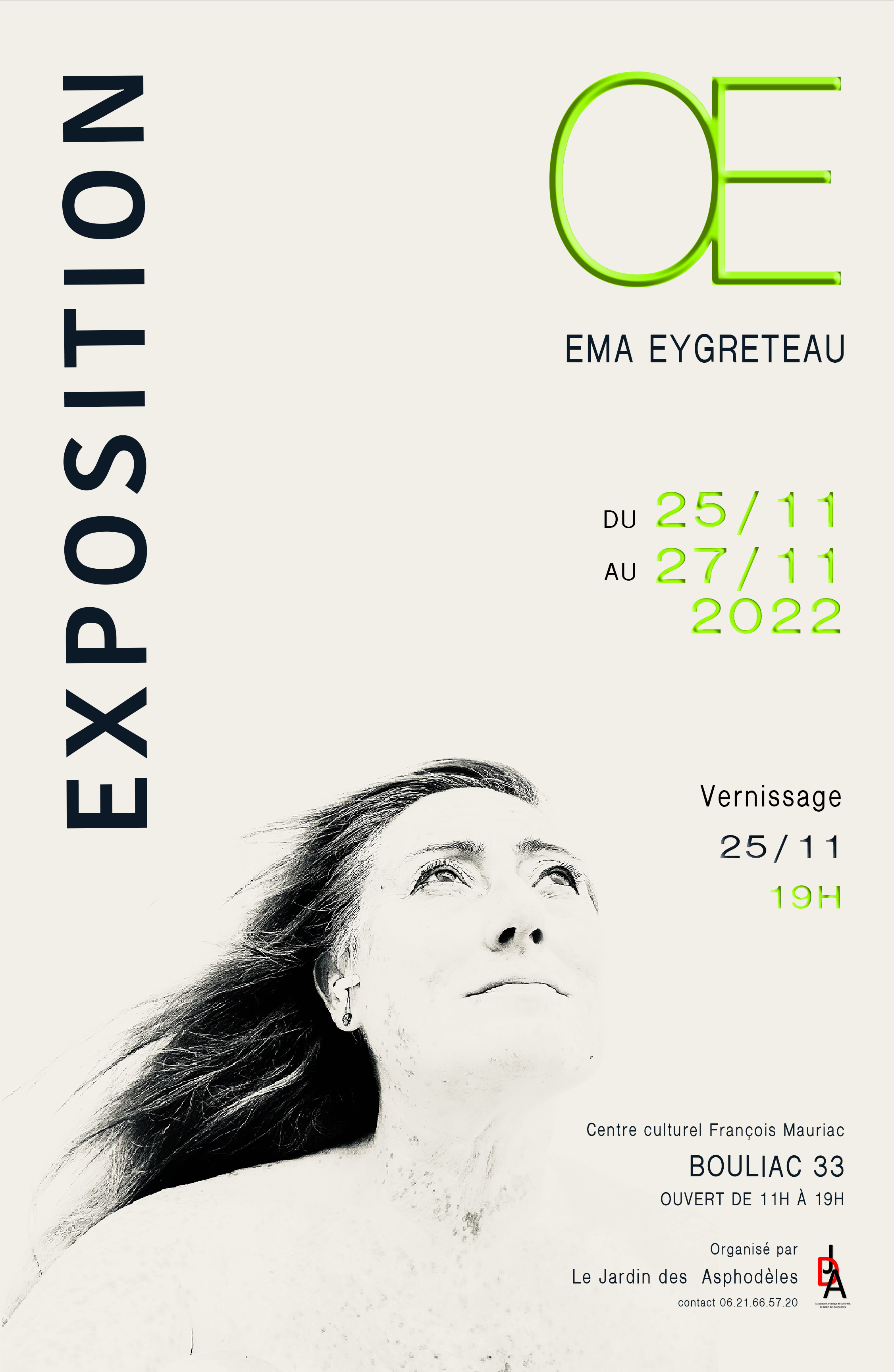EXPOSITION EMA EYGRETEAU  " Œ "