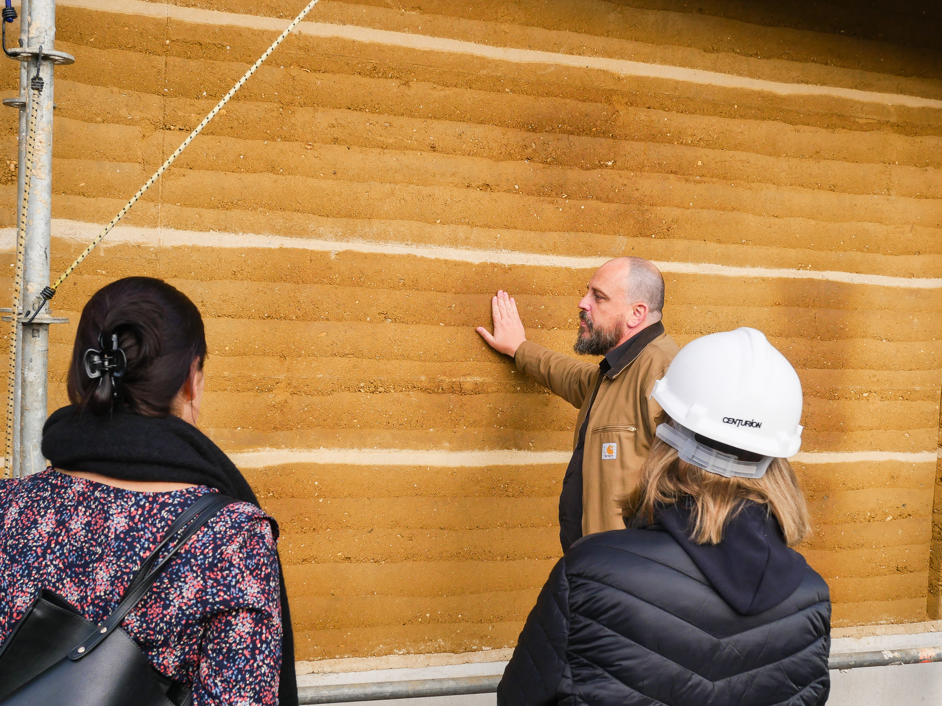 Des murs en pisé pour le 4ème groupe scolaire