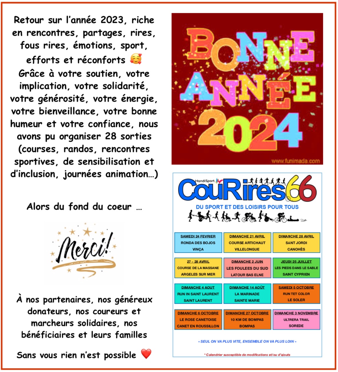 BONNE ANNÉE 2024