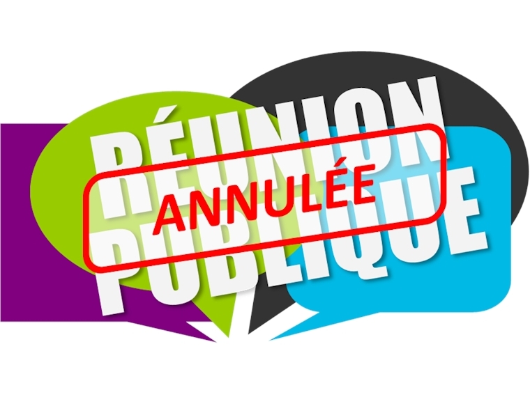 Annulation du comité de pilotage 