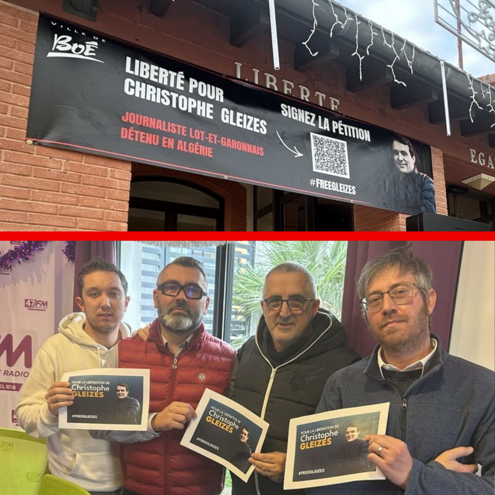 Émissions spéciales de 47 FM autour de Christophe Gleizes