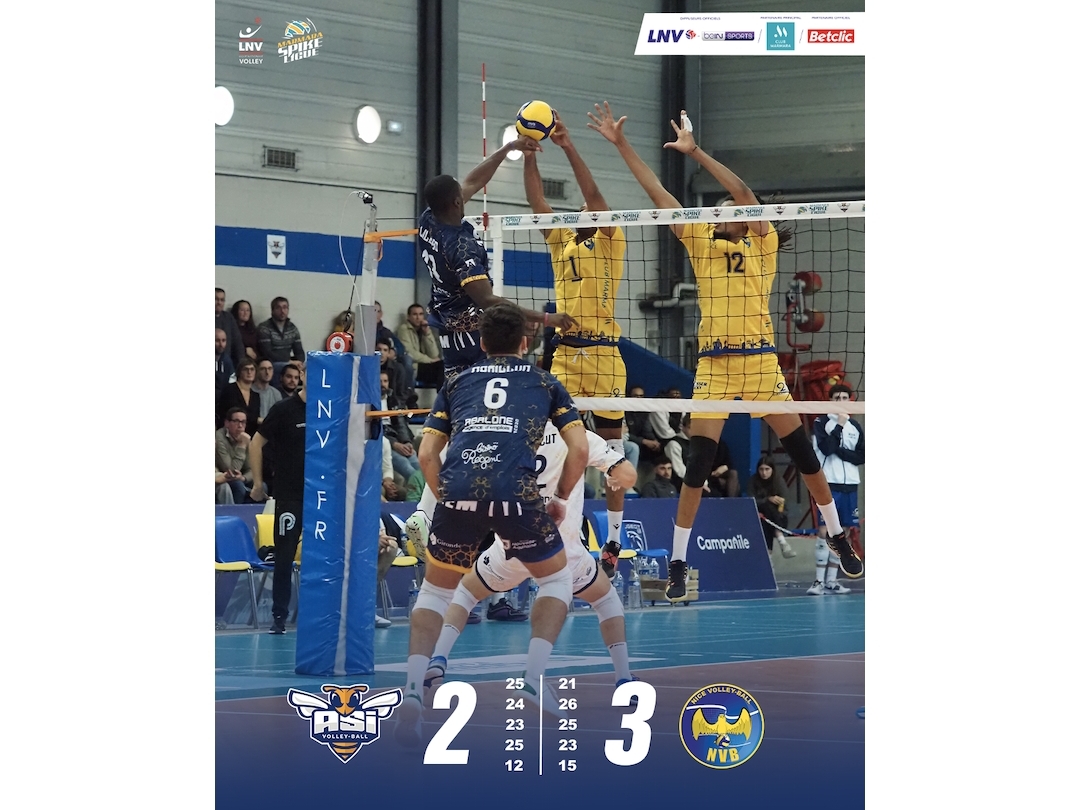 ASI vs Nice : Défaite 3/2