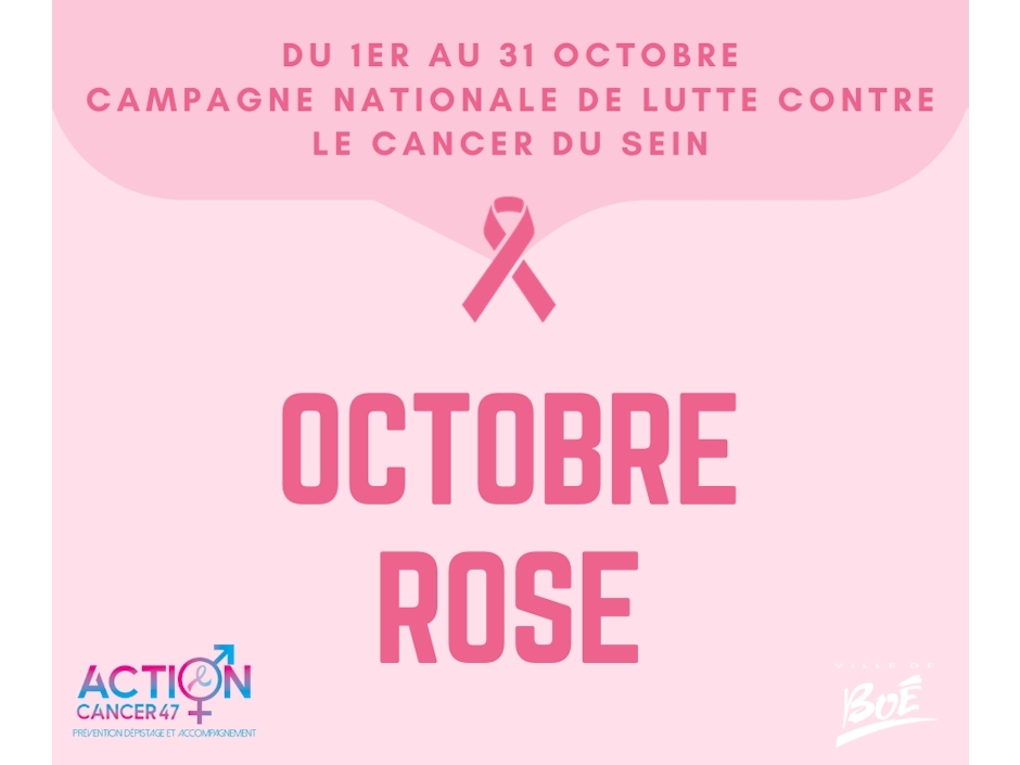 BOÉ soutient l’opération « Octobre Rose » 