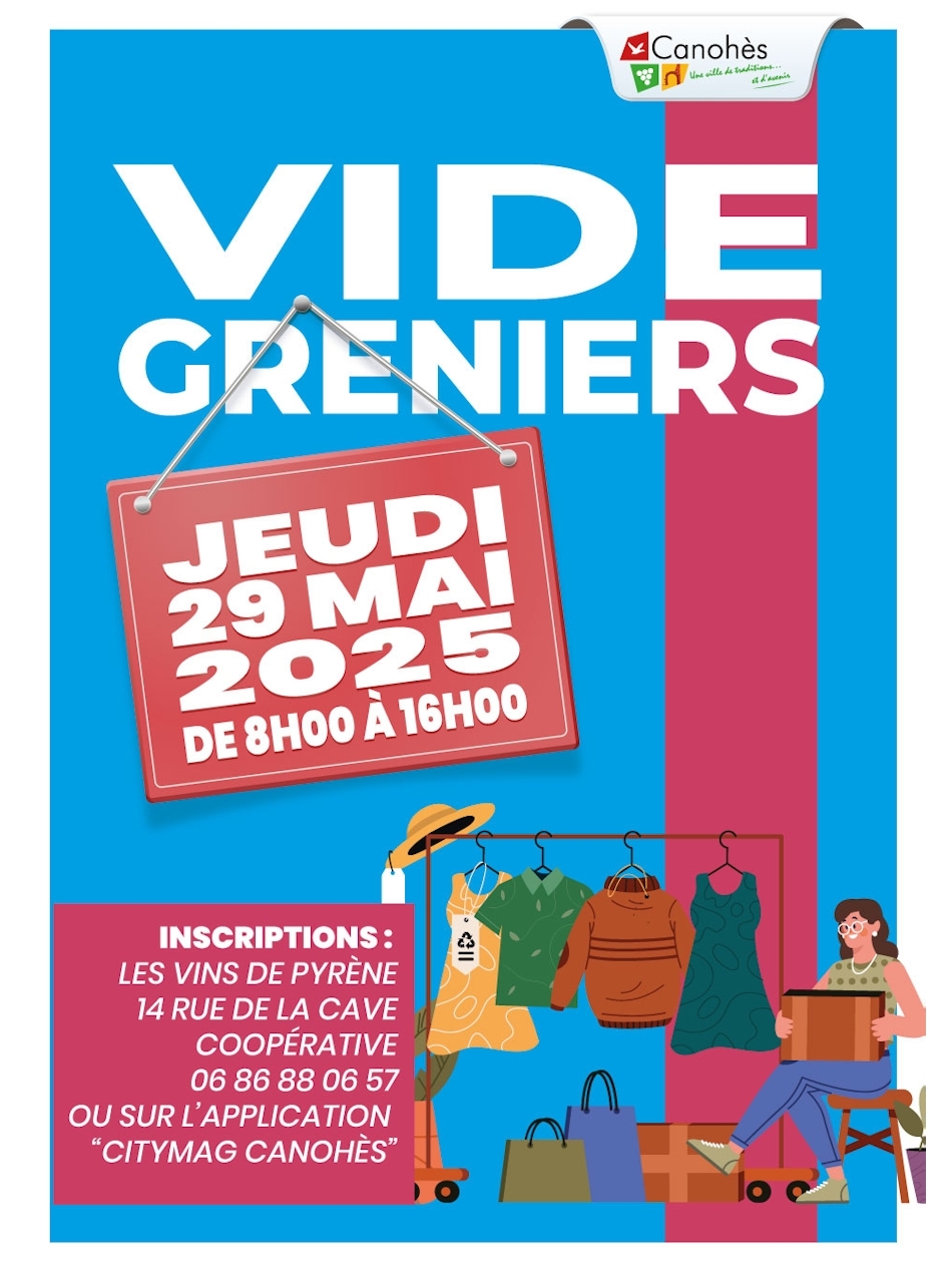 🎉 LE VIDE-GRENIER DE CANOHÈS EST DE RETOUR ! 🧺✨