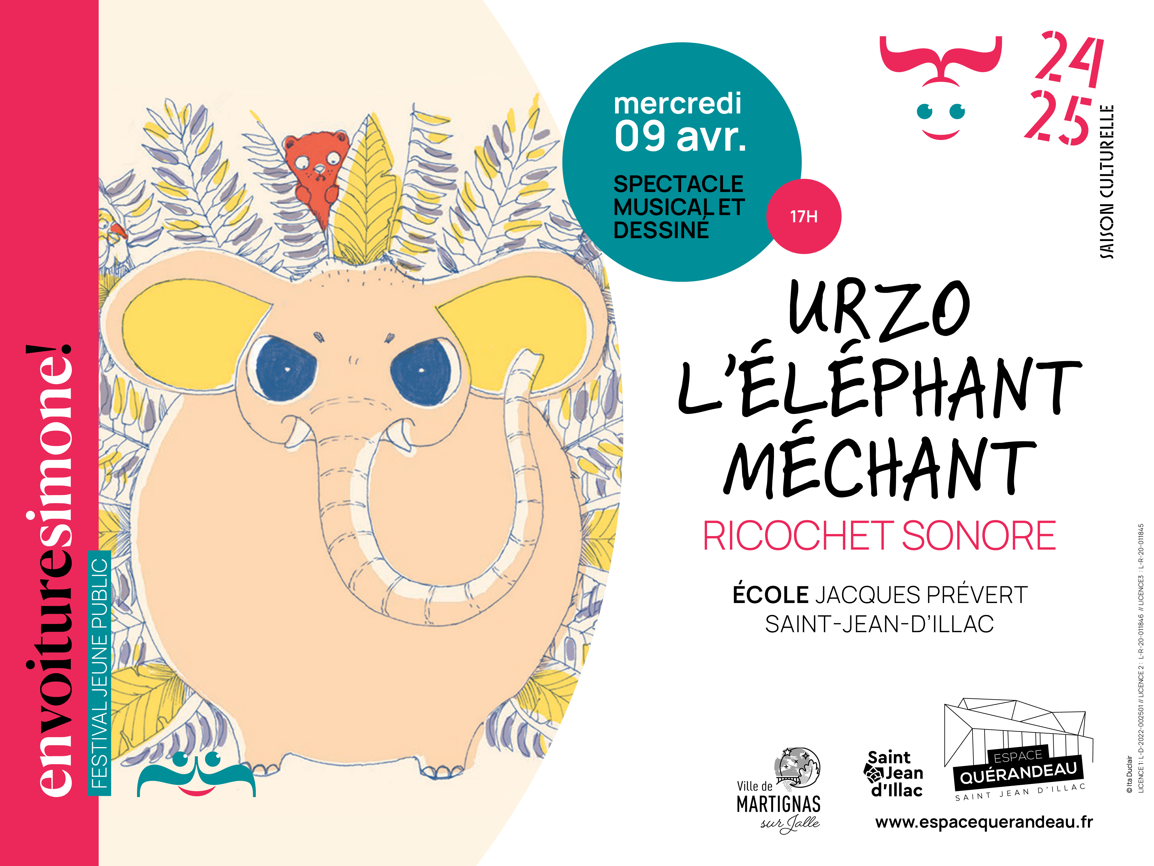 Spectacle Urzo l'éléphant méchant