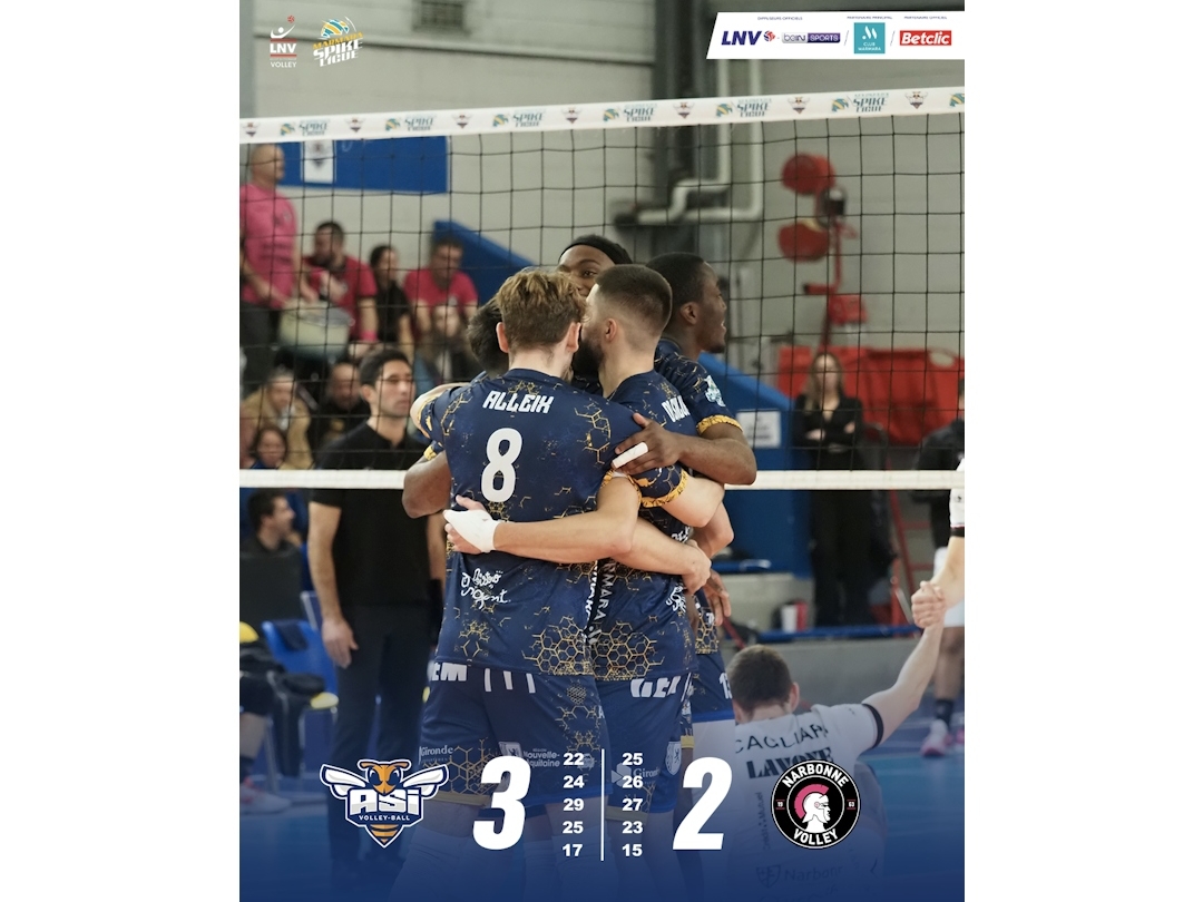 ASI vs Narbonne : Victoire 3/2