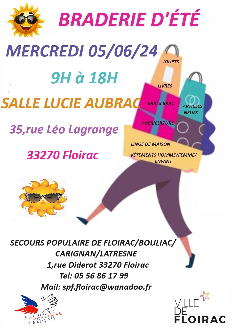 Secours populaire - Braderie d'été