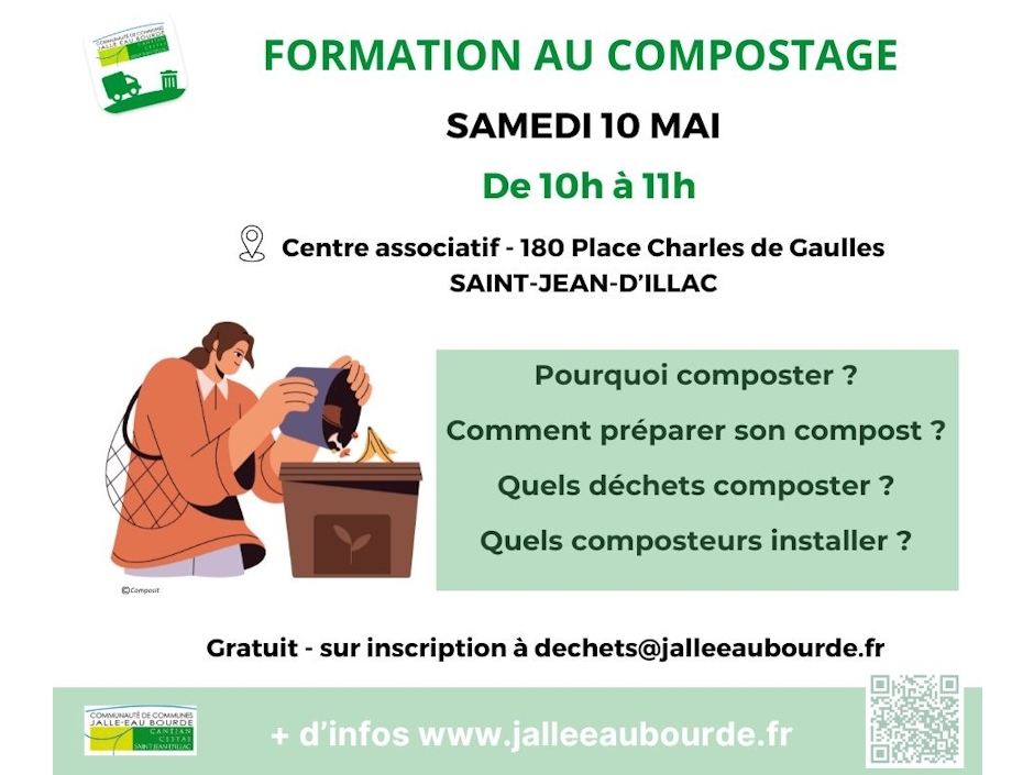 Sensibilisation au compostage - CDC Jalle Eau Bourde
