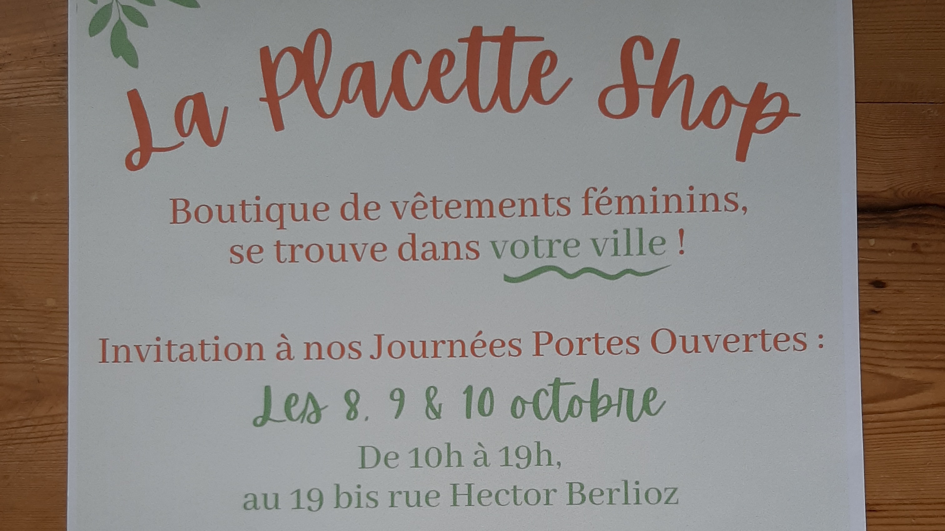 Portes Ouvertes 8-9-10 Octobre 2021 Collection Automne