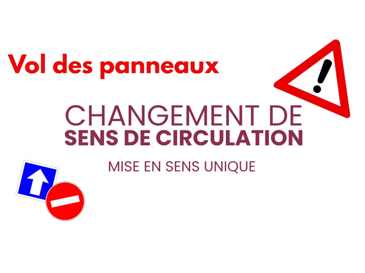 Vol des panneaux de la rue du GALLOCHER !