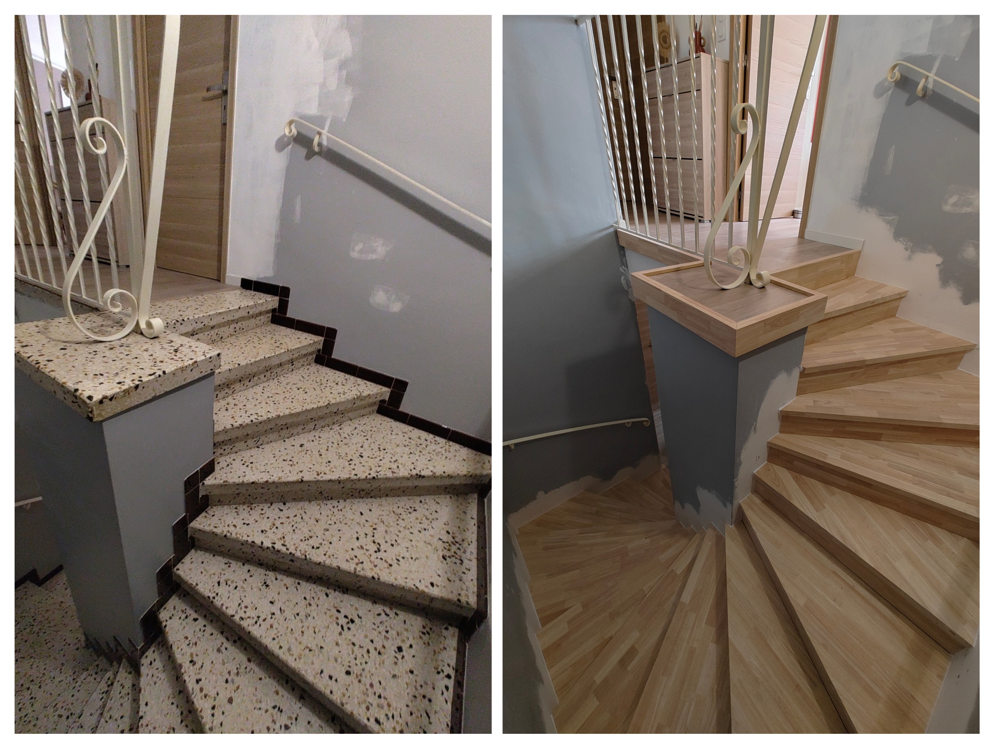 Habillage d'un escalier