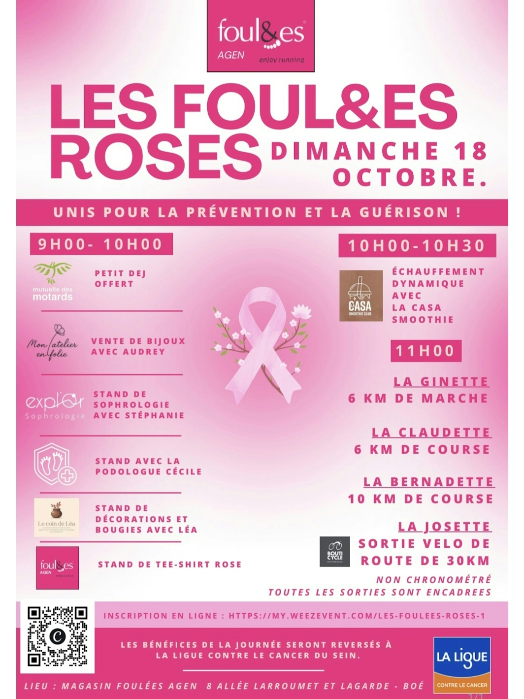 LES FOUL&ES ROSES : TOUS UNIS CONTRE LE CANCER DU SEIN !