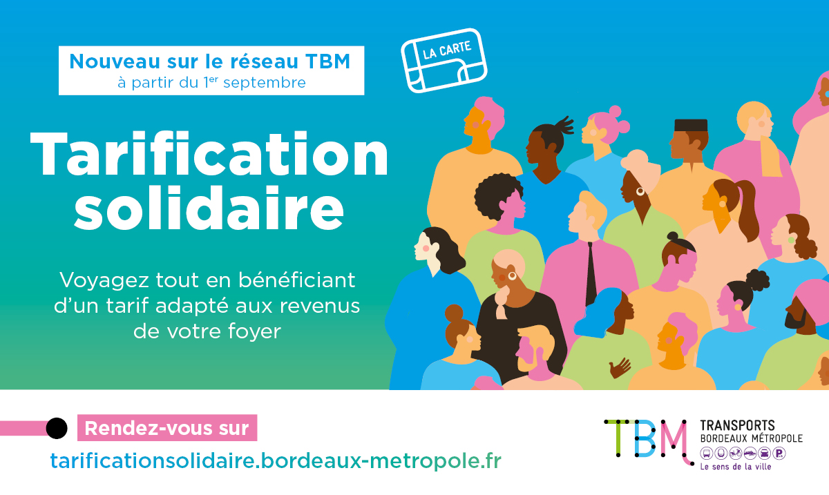 Tarification solidaire sur le réseau TBM