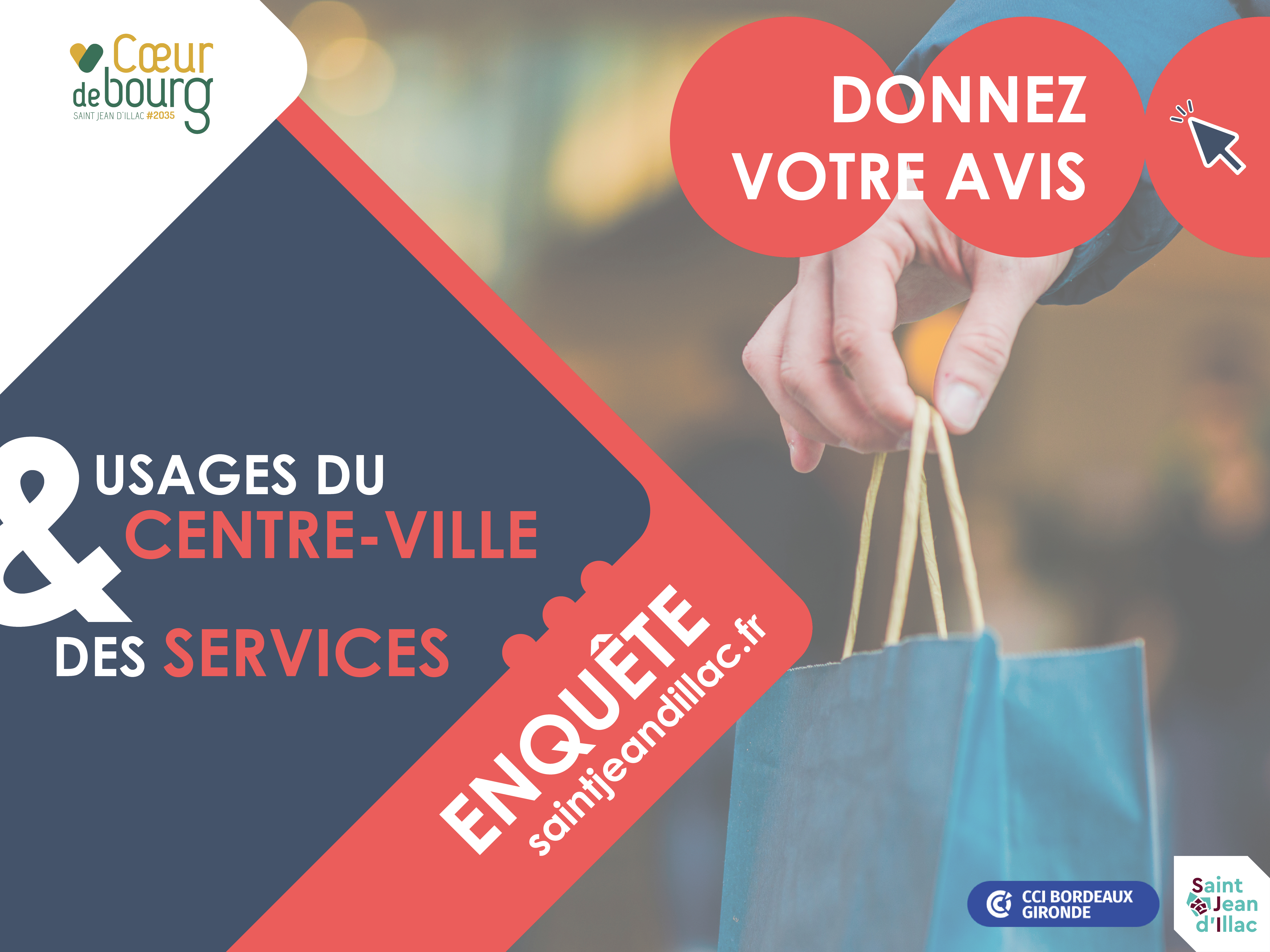 Enquête ZAC Coeur de bourg - Usages du centre-ville et des services