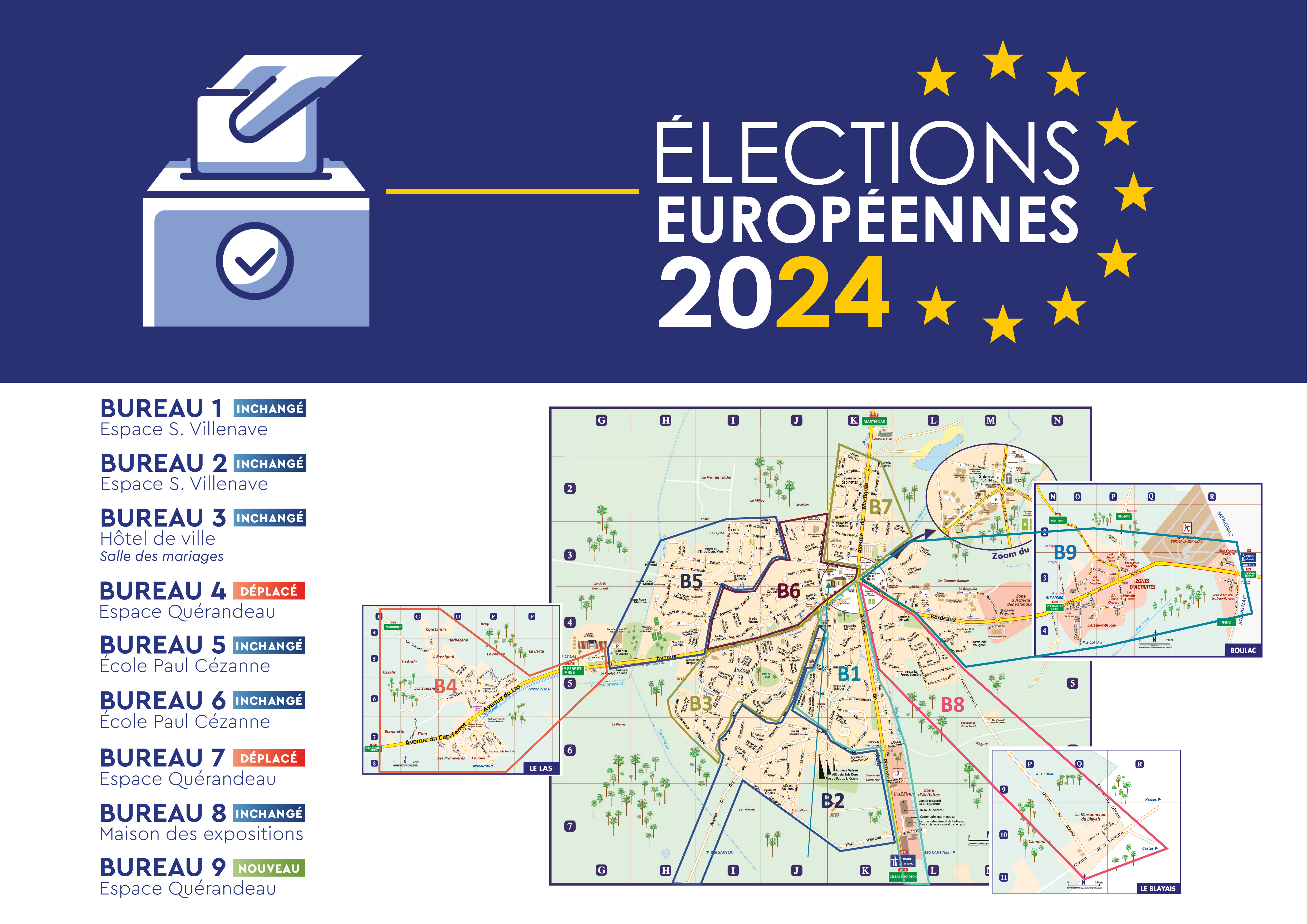 Élections Européennes 2024 - Ouverture des bureaux