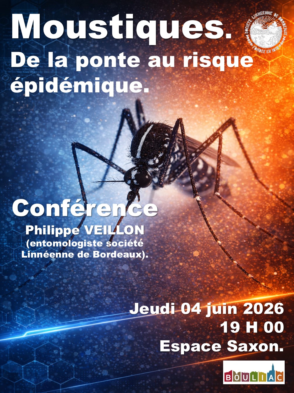 Conférence "Moustiques : de la ponte au risque épidémique"