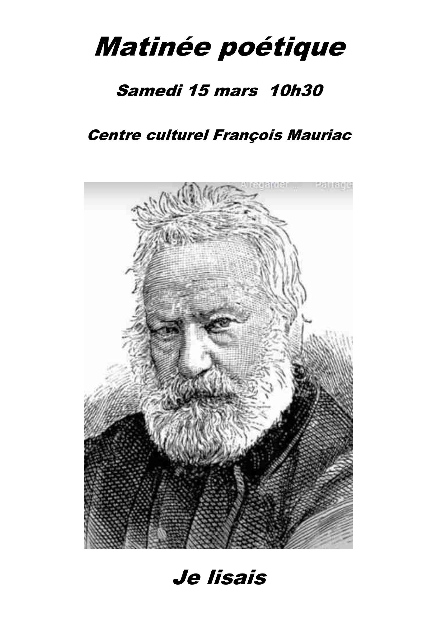 Hec   Matinée poétique