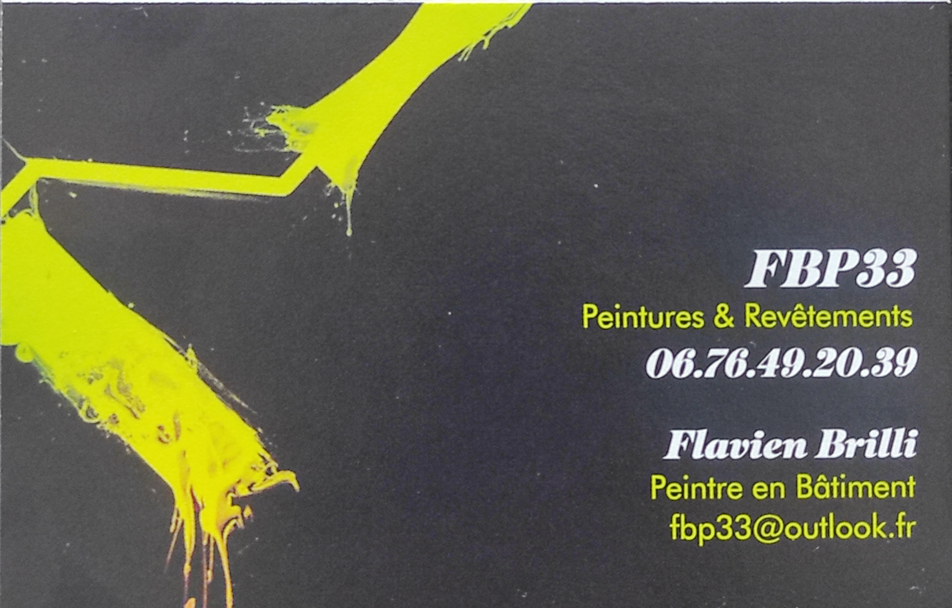 FBP33 "Votre artisan peintre à votre écoute"