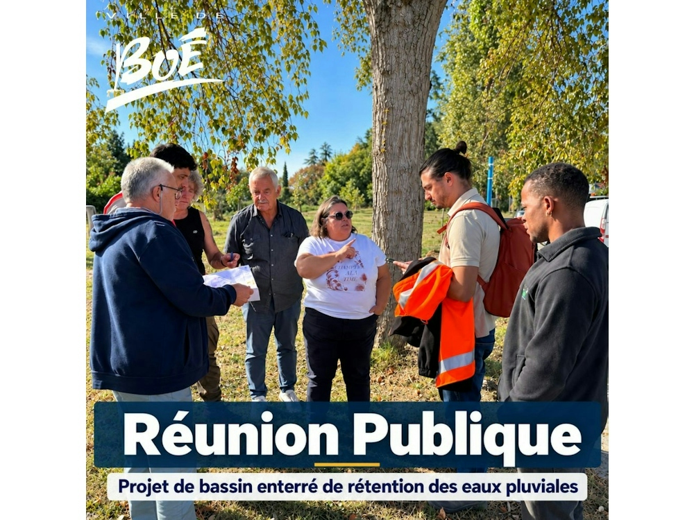 BOÉ-CITÉS - RÉUNION PUBLIQUE D’INFORMATION
