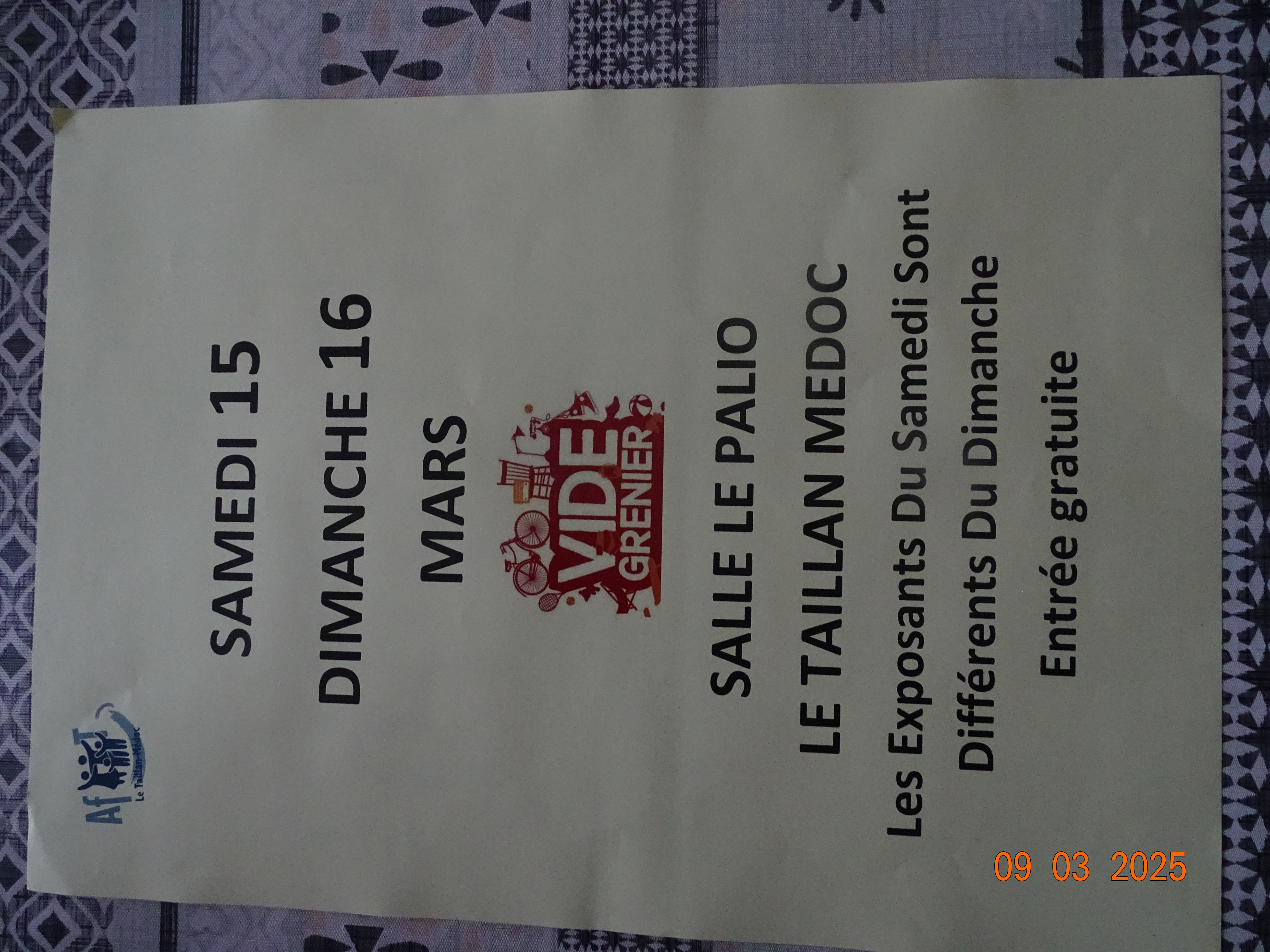 Vide Greniers thème Le Printemps