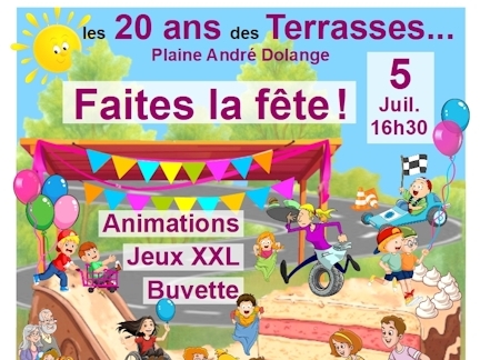 L'ÉTÉ EST LÀ ET LES TERRASSES FÊTENT LEURS 20 ANS !