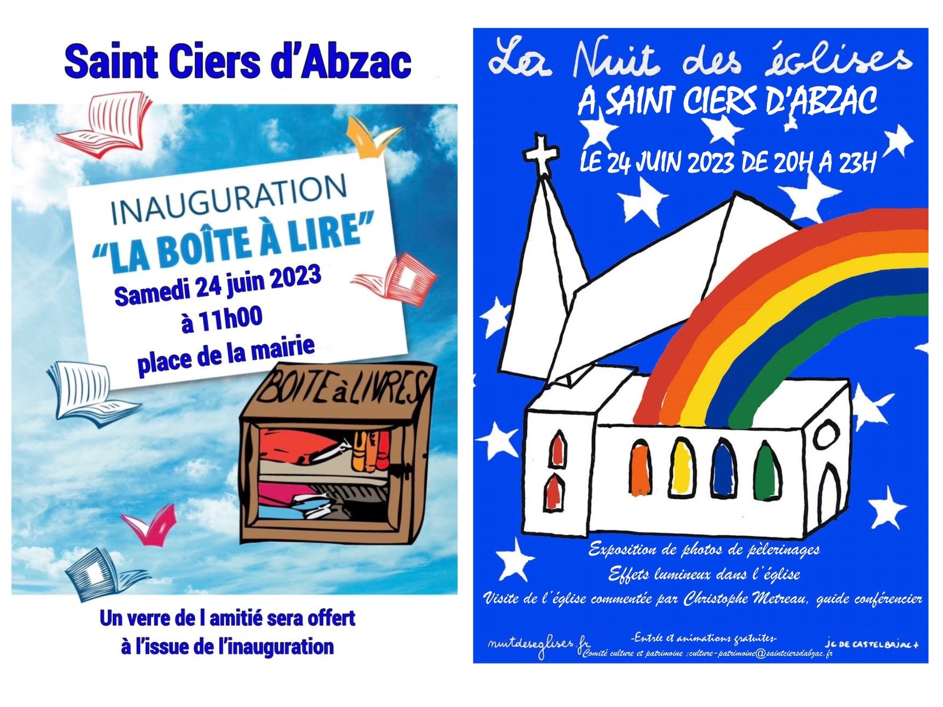 Rappel des animations de la journée du samedi 24 juin