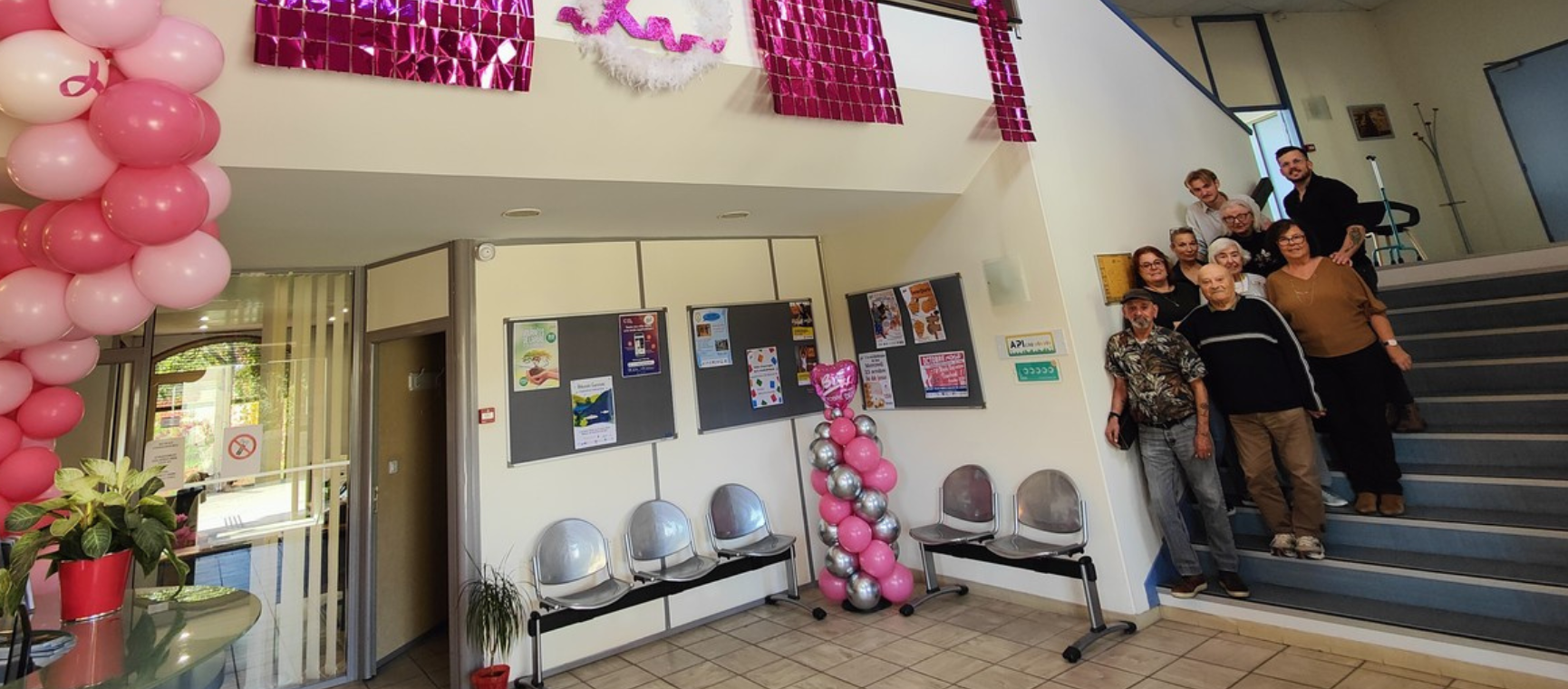  Octobre Rose à la Mairie de Boé