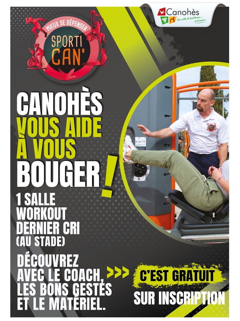 DÉCOUVREZ AVEC NOTRE COACH, L'ESPACE WORKOUT DE CANOHÈS