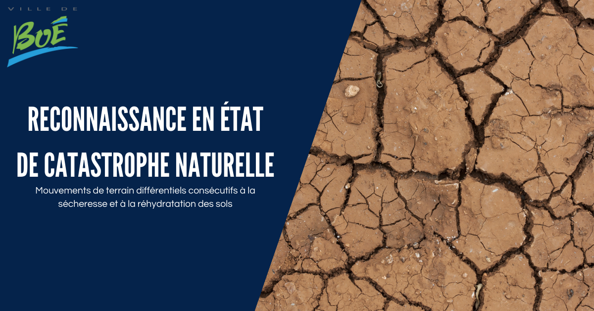 Reconnaissance de l’état de catastrophe naturelle