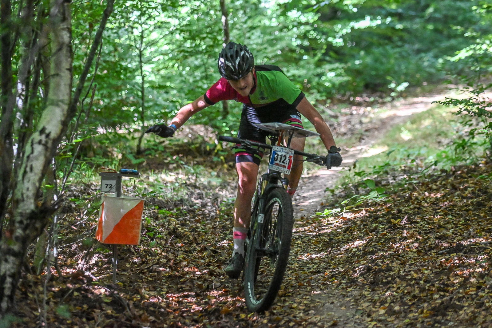 Course d'orientation à VTT