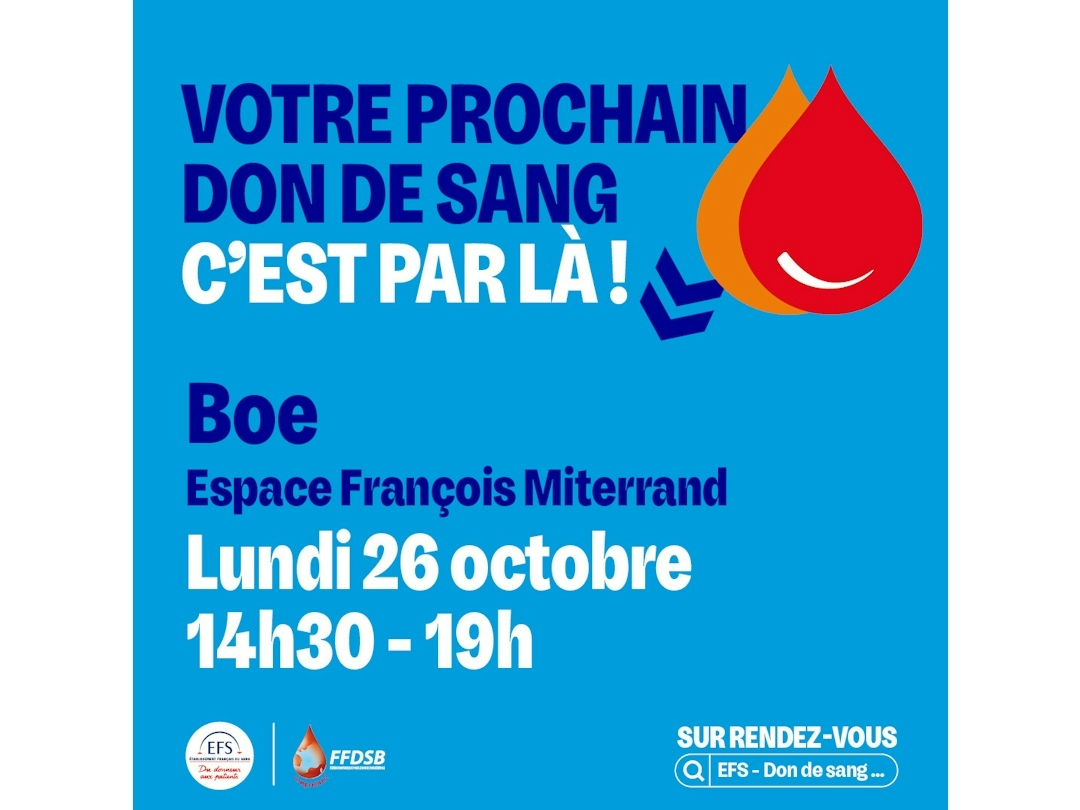 Collecte de sang à Boé