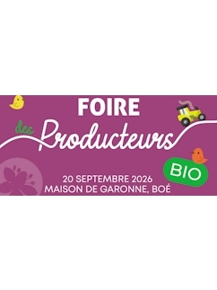 FOIRE DES PRODUCTEURS BIO 2026 – RENDEZ-VOUS À BOÉ !