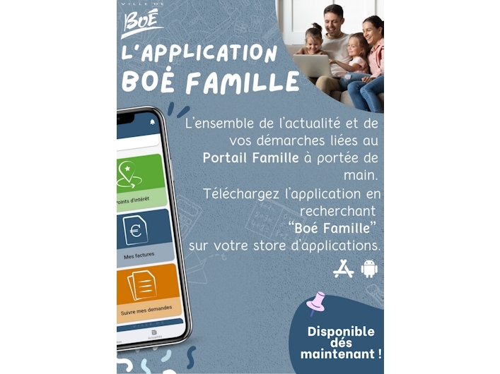 L'APPLICATION BOÉ FAMILLE