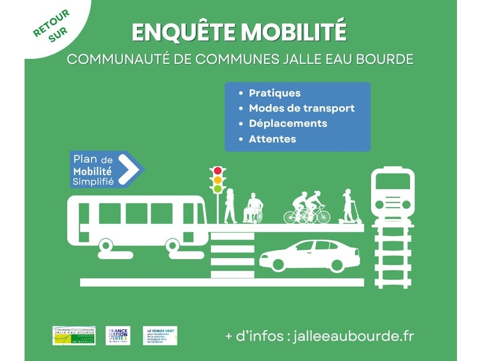CDC Jalle Eau Bourde - Enquête mobilité