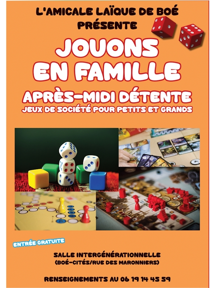 Jouons en famille