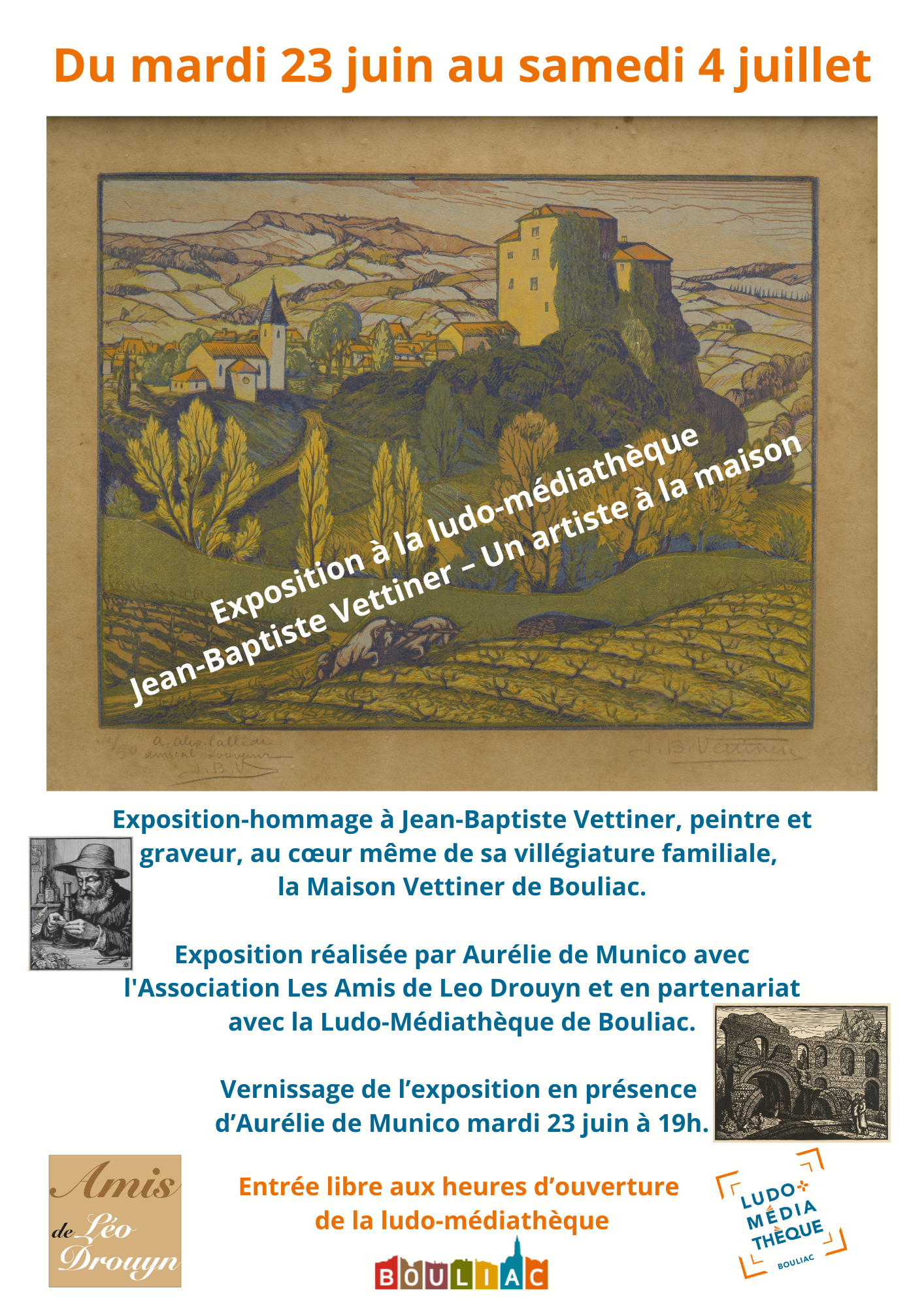Exposition Jean-Baptiste Vettiner - Un artiste à la maison