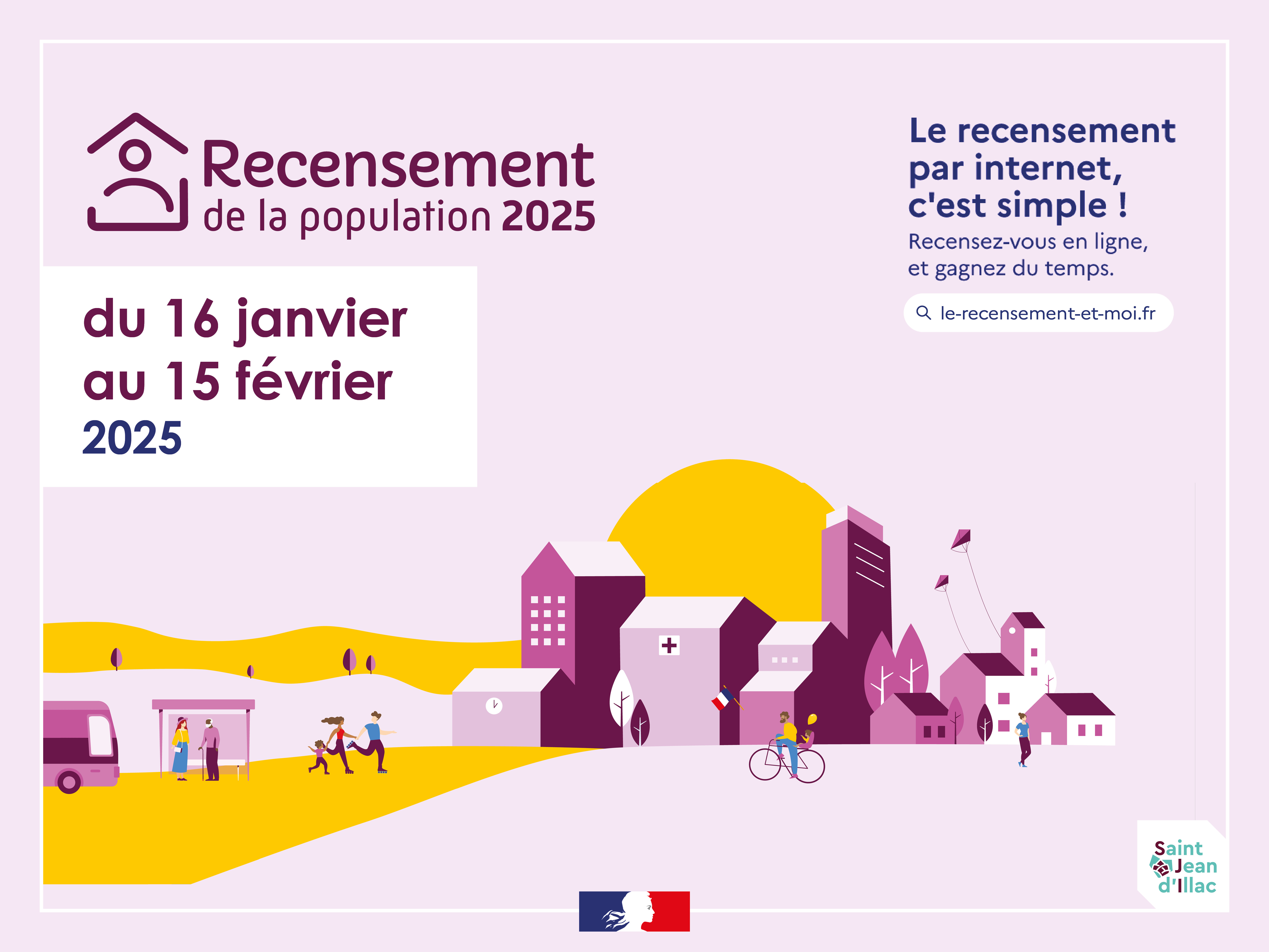 Recensement 2025 - 15 jours pour répondre