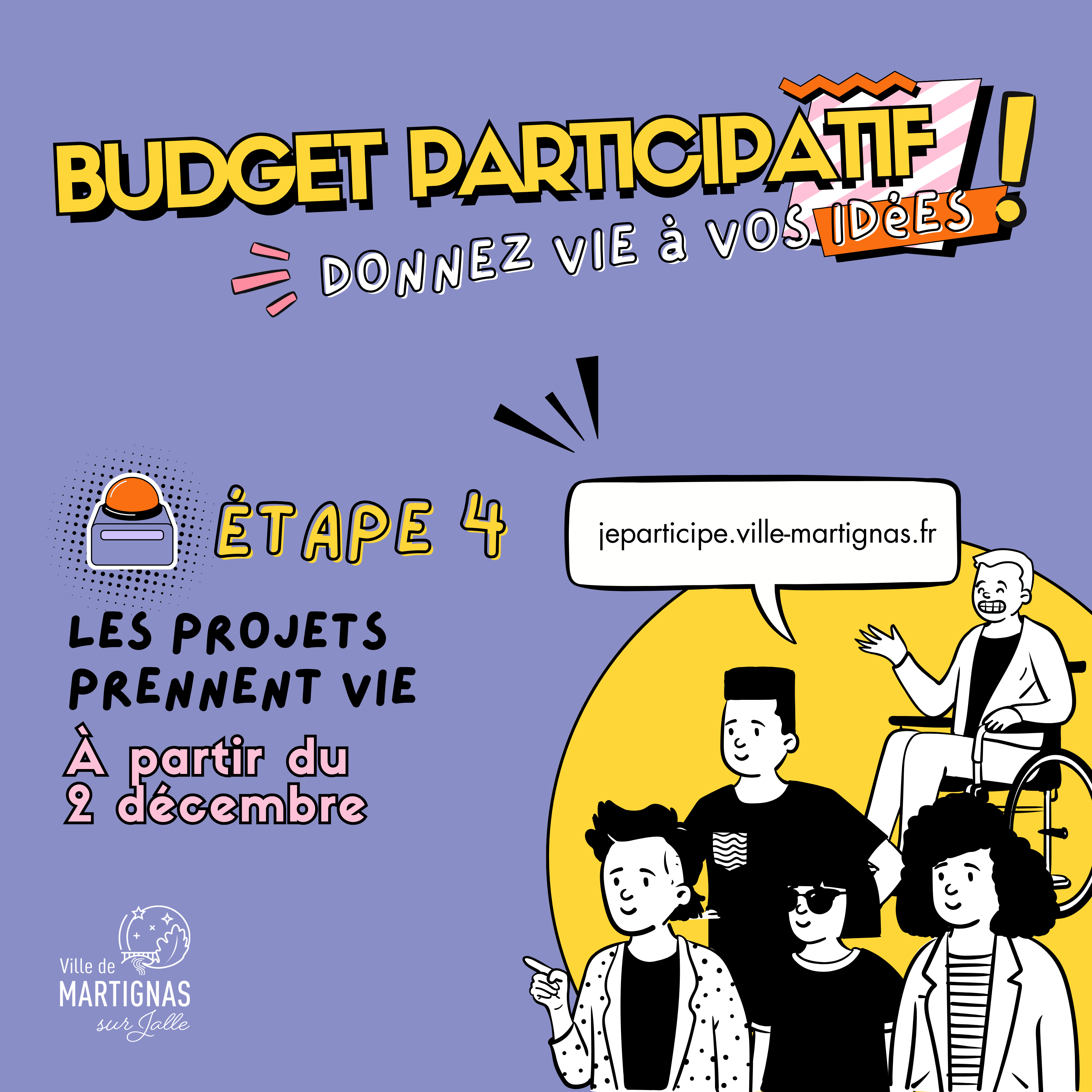 Budget participatif : découvrez les  deux lauréats 