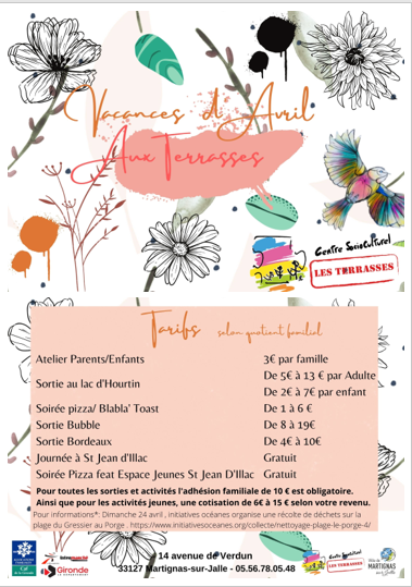 Programme des vacances de printemps